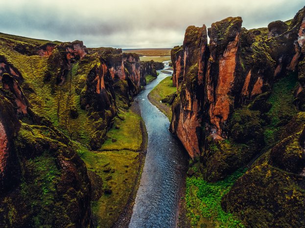 Fjadrárgljúfur Canyon near Kirkjubæjarklaustur, Iceland