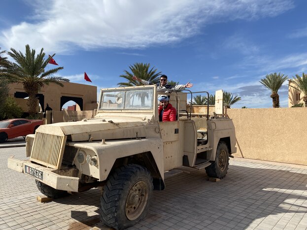 Visit of Atlas cinema studios in Ouarzazate