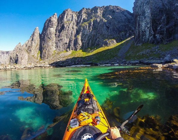 2-Hour Morning Or Evening Guided Kayak Tour (Reine Rorbuer)