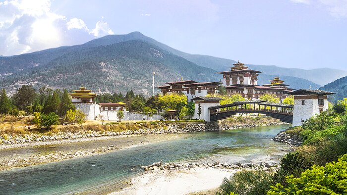 The Punakha Dzong Monastery