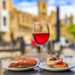 Tapas and wine in northern Spain