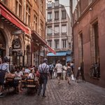 Bouchon Lyonnais, a traditional French restaurant in Lyon