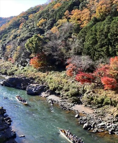  Hozugawa River Boat Ride and Arashiyama Exploration and  Japanese tea ceremony (Private Guide &Public Transportation)