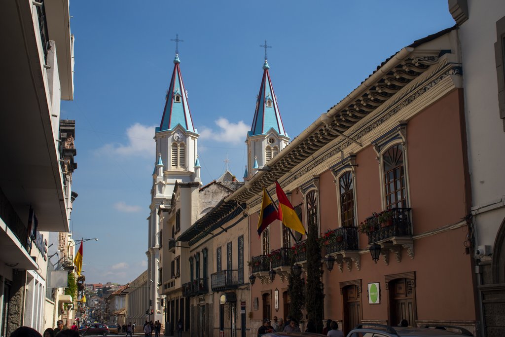 View of historical Cuenca