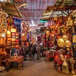 View of the famous tanneries in Fes, Morocco
