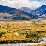 Sunrise over the Andes in Patagonia