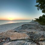 Sunset over the Ría Lagartos Biosphere Reserve on Mexico's Yucatán Peninsula