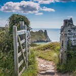 The Great Tor is one of the many beauty spots along the Welsh Gower Peninsula