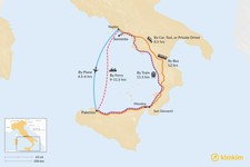 Map thumbnail of How to Get from Sorrento to Palermo