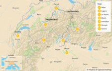 Map thumbnail of Winter Escape to the Swiss Alps - 10 Days