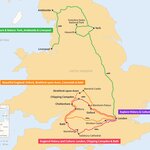 Map of 5 Days in England - 4 Unique Itinerary Ideas