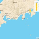 Map of Race Abroad in Japan: Run the Tokyo Marathon - 12 Days Map of Race Abroad in Japan: Run the Tokyo Marathon - 12 Days