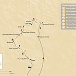 Map of Pikey Peak Trek: A Short Trek with Great Views of Everest - 9 Days Map of Pikey Peak Trek: A Short Trek with Great Views of Everest - 9 Days