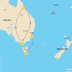 Map of Australia Cities & Wildlife Adventure for Families - 14 Days 