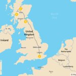 Map of Family Fun in London & Highland Adventures in Scotland - 10 Days