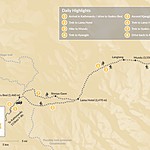 Map of Langtang Trek - 11 Days Map of Langtang Trek - 11 Days