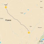 Map of Luxury Discovery of Paris & Burgundy - 7 Days