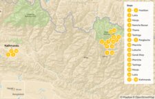 Map thumbnail of Trekking in the Khumbu - 19 Days