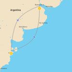 Map of Family Fun in Argentina: Buenos Aires & the Valdés Peninsula - 7 Days