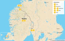 Map thumbnail of Oslo & the Sunnmøre Region - 8 Days