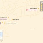 Map of The 5 Best Hotels in the Albaicín in Granada