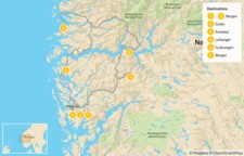 Map thumbnail of Norwegian Viking Tour - 8 Days