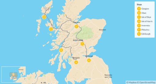 Scottish Fun Map Scotland Travel Maps - Maps to help you plan your Scotland Vacation ...