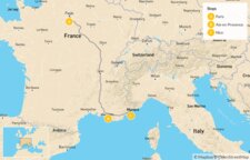 Map thumbnail of Race Abroad in France: Run the Paris Marathon - 10 Days