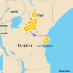 Map of Best of Kenya: Landscape, Safari, & Beach - 12 days