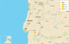 Map thumbnail of Portugal Family Road Trip: Porto, Lisbon & Alentejo - 11 Days