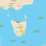 Map of Off-the-Beaten Path Australia: Melbourne & Tasmania Road Trip - 11 Days