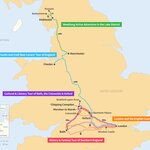Map of 1 Week in England - 5 Unique Itinerary Ideas