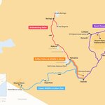 Map of 5 Days in Kenya - 4 Unique Itinerary Ideas