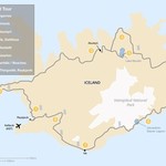 Map of Ultimate Ring Road Adventure - 9 Days Map of Ultimate Ring Road Adventure - 9 Days