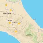 Map of Luxury Costa Rica Birding Getaway - 10 Days