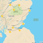 Map of Self-Drive Scotland Highlights Tour: Cities, Castles & Countryside - 16 Days