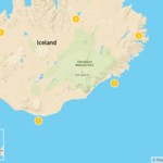 Map of Classic Iceland Ring Road Drive - 7 Days Map of Classic Iceland Ring Road Drive - 7 Days