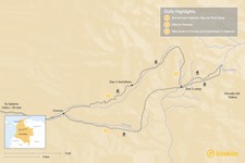 Map thumbnail of Los Nevados Trek - 3 Days