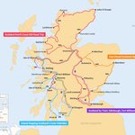 Map of 10 Days in Scotland - 4 Unique Itinerary Ideas