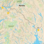 Map of Luxury Norwegian Fjords, Farms & Cities - 10 Days