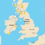 Map of Scotland & Ireland - 14 Days