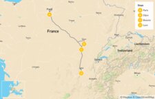 Map of  Family Trip to France: Paris, Burgundy & Lyon -10 Days