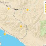 Map of Honeymoon Nature Expedition in Costa Rica - 10 Days