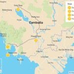 Map of  Best of Cambodia: Temples,  Beaches & Nature - 14 Days