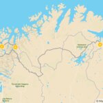 Map of Luxury Northern Lights Adventure in Norway's Arctic - 10 Days