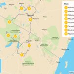 Map of Epic Wildlife Adventure in Kenya & Tanzania - 21 Days