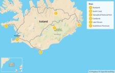 Map of Untouched Iceland: Ring Road & Off-the-Beaten-Path Adventure - 12 Days 