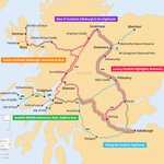 Map of 1 Week in Scotland - 5 Unique Itinerary Ideas