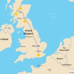 Map of Family-Friendly Adventure in England & Scotland - 7 Days