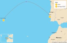 Map of Best of the Azores & Lisbon - 10 Days  Map of Best of the Azores & Lisbon - 10 Days